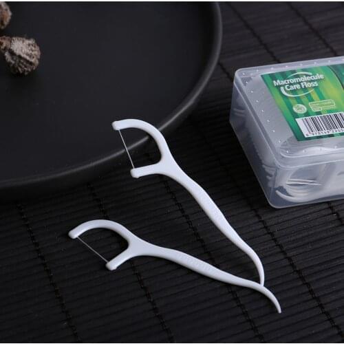 High Quality 50/100Pcs Set New Teeth Toothpicks Stick Dental Floss Flosser Picks Tooth Clean Personal Health Oral Care Tool 2021
