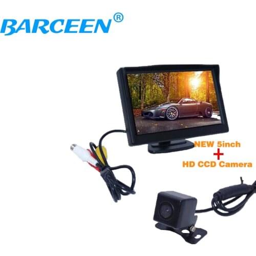 New Arrival 5 Inch 800 x 480 TFT LCD Screen Car Rear View Camera Monitor + 520TVL CCD Back Up Camera