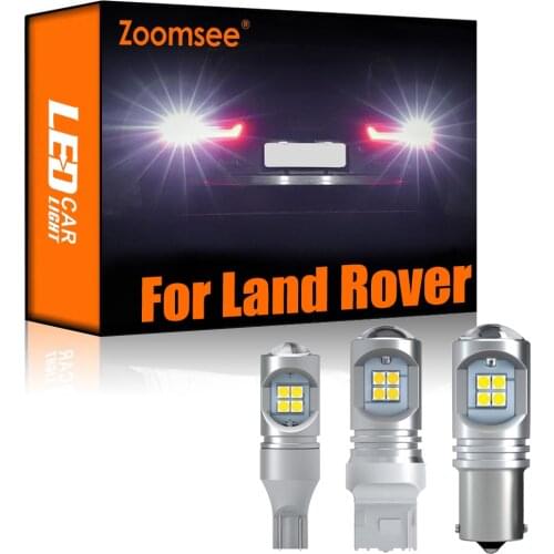 Zoomsee 2Pcs White Reverse LED For Land Rover Range Sport Evoque Freelander Discovery LR3 LR4 Canbus Exterior Backup Tail Light