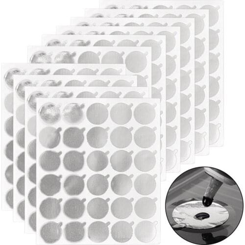 300pcs Disposable Grafted Eyelash Glue Sticker Holder Pallet Eyelash Extension Glue Pad Under Lash Eyes Makeup Tool