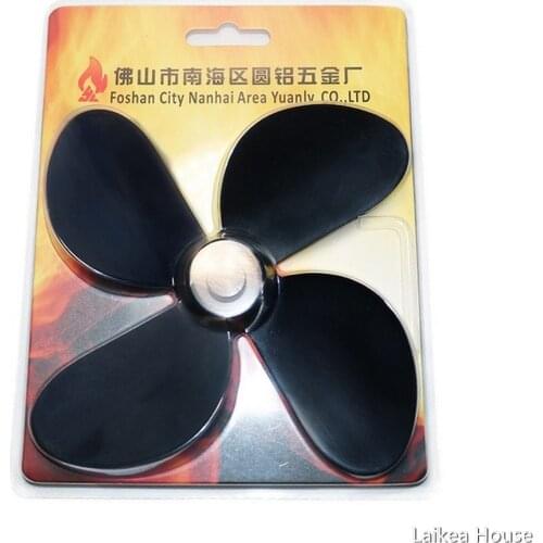 4 Blades Fireplace Fan Blade Heat Stove Fan Log Wood Burner Quiet Home Fireplace Fan Efficient Heat Distribution For Office Home
