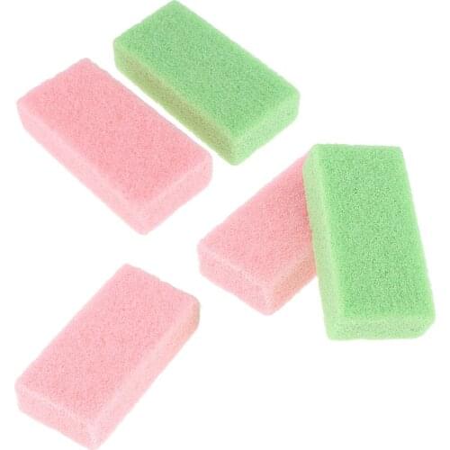 5Pcs Pumice Foot Files Double Sided Pedicure Feet Scrubber Callus Remover
