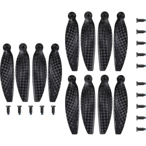 1 Set Replacement Carbon Fiber Propeller Low Noise with Screws Quick-Release Blades Props for DJI Mini 2 Drone Accessories