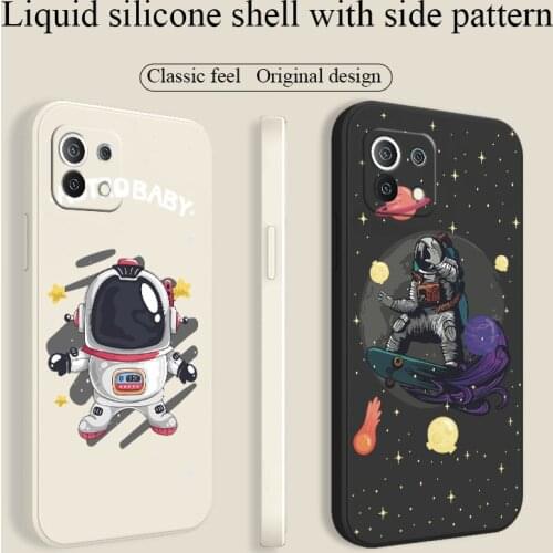 Liquid Silicone Case For Xiaomi Mi 11 lite 11i 10T 9T Lite 10 10S 9 8 Pro Poco F2 X2 F3 Pro Ultra Thin Soft Phone Cover Case