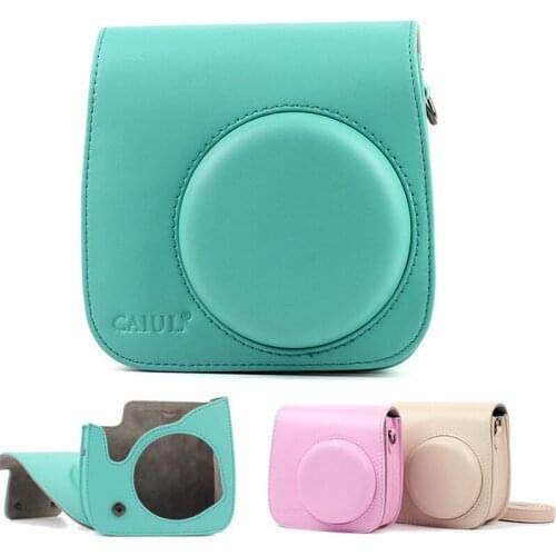 For Fuji Fujifilm Instax Mini 8 8+ 9 Camera Bag PU Leather Camera Case for Polaroid Instant Film bags
