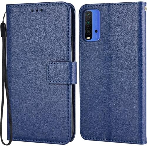 Wallet Flip Case For On 6.53'' Xiaomi Redmi 9 Power 9Power M2010J19SI Stand Leather Case for Redmi Redmi9 9 Power Phone Bag