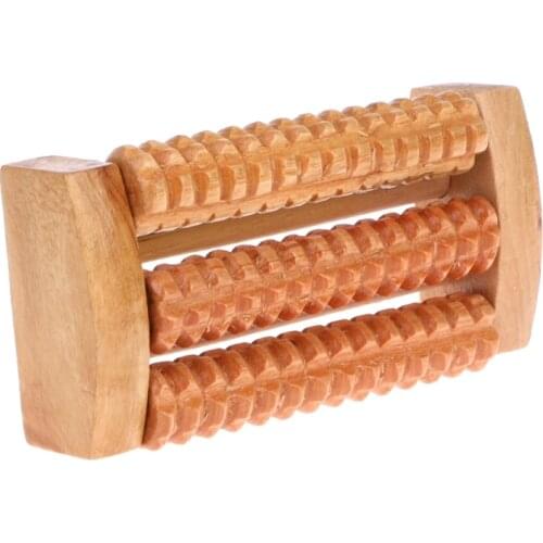 Wooden Foot Massage Roller Massage Feet Plantar Fasciitis Roller Reflexology