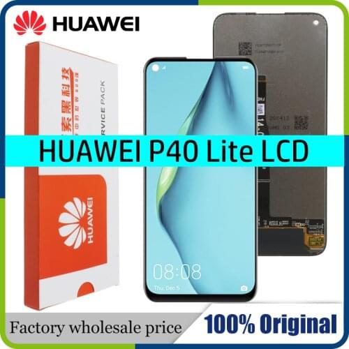 6.4'' Original Display Replacement with frame for Huawei P40 Lite LCD Touch Screen Digitizer Assembly for Nova 6 SE LCD Screen