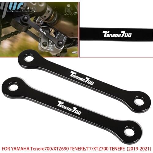 For YAMAHA Tenere700 XTZ690 XTZ700 TENERE 700 T7 2019-2021 Lowering Links Kit Motorcycle Rear Cushion Lever Suspension Drop Link