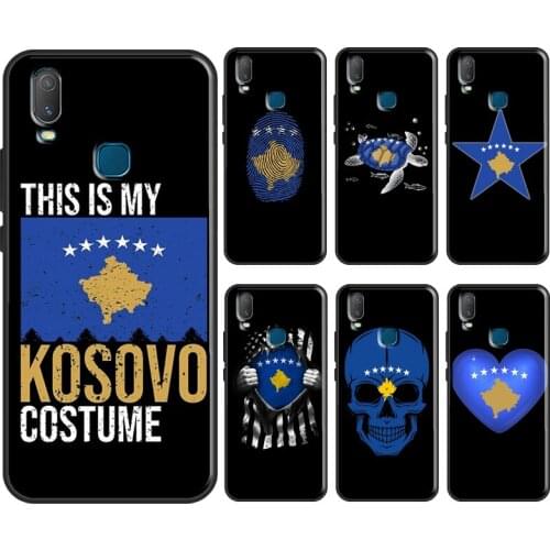 Kosovo Flag Phone Case For Vivo Y1S Y11 2019 Y12 Y15 Y17 Y19 Y20 Y30 Y50 Y91C V17 Neo V20 SE Cover