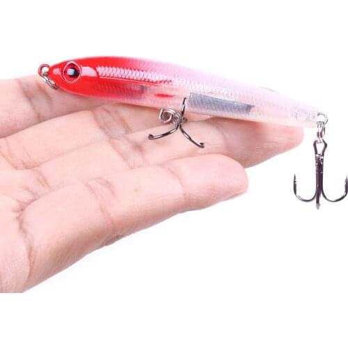 HENGJIA 1pcs fishing lure pencil 7.5cm 9g hard fishing bait VIB sink bass lure fly fishing wobblers fishing tackle