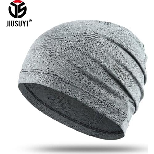 Outdoor Beanie Men Women Hat Summer Lightweight Thin Elastic Hip Hop Skullies Bonnet Hats Helmet Liner Mesh Breathable Sun Caps