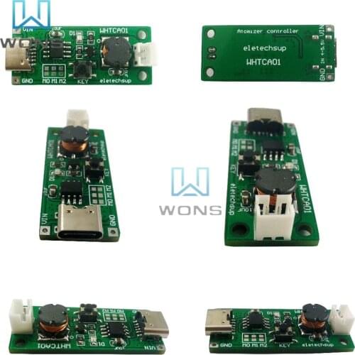 Type-C USB Mini Humidifier DIY Kits Mist Maker Driver Circuit Board Fogger Atomization Film Atomizer Sheet Mini Oscillating