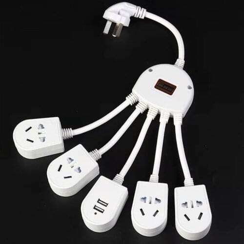Multifunction Socket USB Outlet Smart Plug Wall Universal Electric Socket Portable Travel Adapter Electric Charger