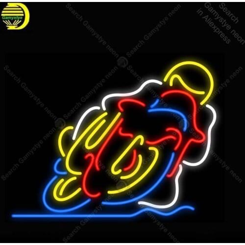 Neon Sign for Motorcycle Neon Light Neon Bulb sign Beer Display club Business handcraft glass tube light Decor lamps for sale