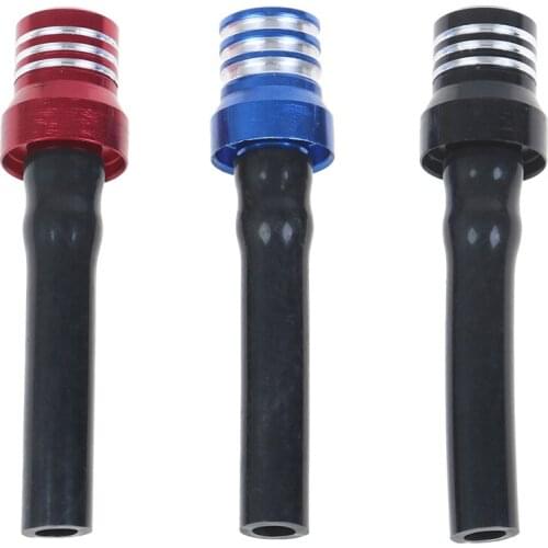 New Aluminum Alloy Motorcycle Gas Pit ATV PIT Dirt Bike Fuel Petrol Tank Cap Breather Pipe Hose Valve Vent Breather Tube Pipe