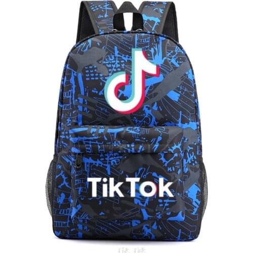 Tik ToK Backpack Boys Girls Tik Tok Schoolbags Students Daily Rucksack Laptop Teenagers Backpack New Mochila for Kids