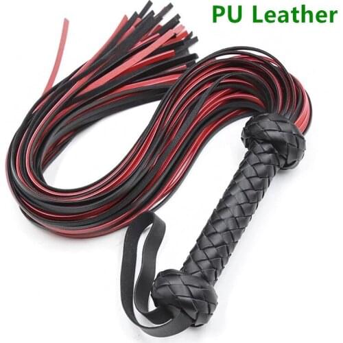 Sex Shop Bondage Flogger Flirting PU Leather Whip Bdsm Spanking Flogger Tassel Bondage Restraints Sex Toy For Adult Games Couple