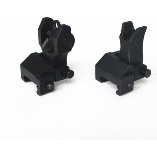 Troy metal M4 style Front & Rear Folding Battle sight DIY