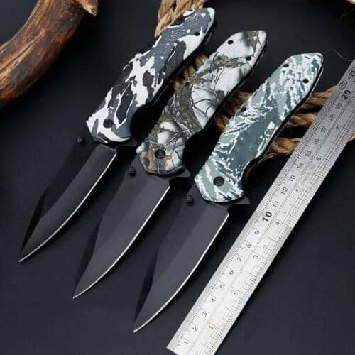 56HRC High Hardness Tactical Knife Field Survival Multifunctional Folding Knife Self-defense Outdoor Knifes