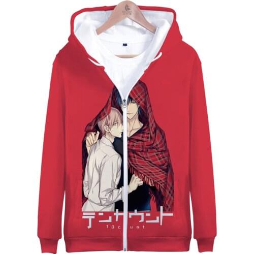 Ten Count Hoodie Zipper Jacket Men Women Fashion Coat Casual Long Sleeve 3D Print Jackets Coat Hoodies Boys Girls Clothing Hoody