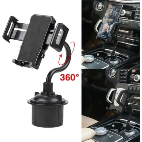 Universal Adjustable Car Cup Stand Support Holder Mounts for Mobile Phone GPS Car Mount Adjustable Gooseneck Cup Holder