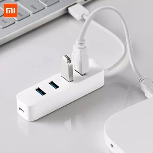 Xiaomi 4 Ports USB3.0 Hub with Stand-by Power Supply Interface USB Hub Extender Extension Connector Adapter For Tablet Computer