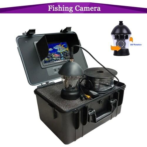 7 Inch 20M Video Camera Rotate 360 degree for Fishing Waterproof Underwater Fish Finder Ice Fishing Camera
