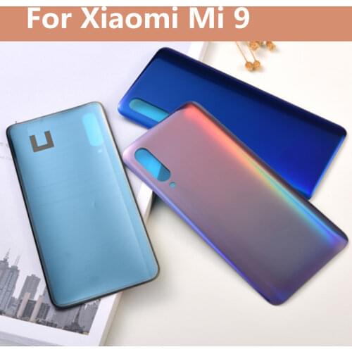 For Xiaomi Mi 9 Back Battery Cover DoorRear Housing Glass Case For Xiaomi Mi 9 Battery Cover Door No lens