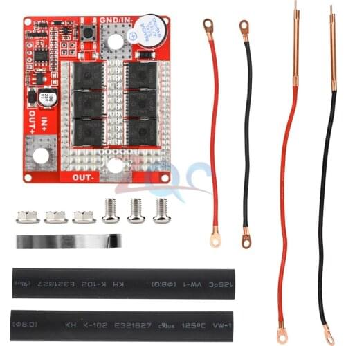 18650 16340 21700 14500 Lithium Battery Spot Welder 6 MOS PCB Circuit Board DC 6-18V 90-200A Battery Pack Welding DIY Kit