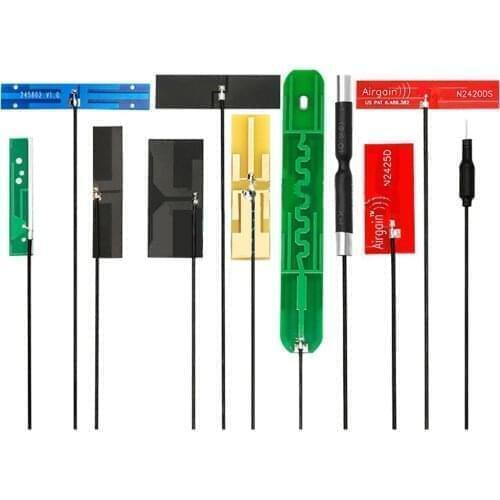 2PCS 2.4G/5G/5.8G Dual Band Internal FPC Soft Antenna Wifi Blutooth PCB Aerial 3dbi 40x8mm NEW Wholesale price