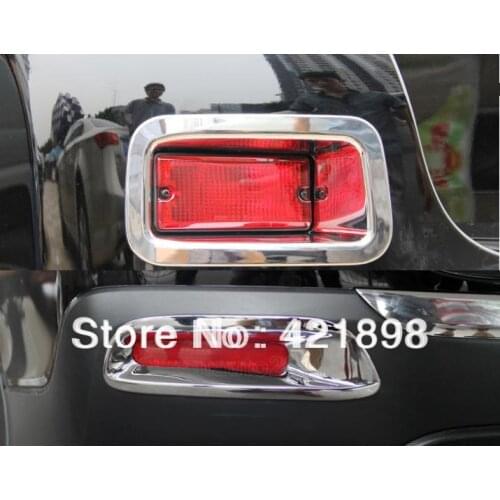 For Toyota Highlander 2011 2012 2013 ABS Chrome Rear Fog Light and Brake Light Lamp cover trim 3 pcs