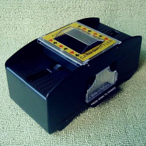 Automatic 2pcs of Poker Card Shuffler Playing Shuffling Machine Gift Funny Family Game Club Accessory