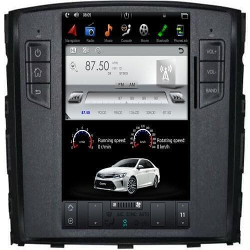 Vertical Screen Tesla Style Android 9.0 7.1 Car DVD GPS Player for MITSUBISHI pajero V97 V93 2006-2016 radio navigation IPS