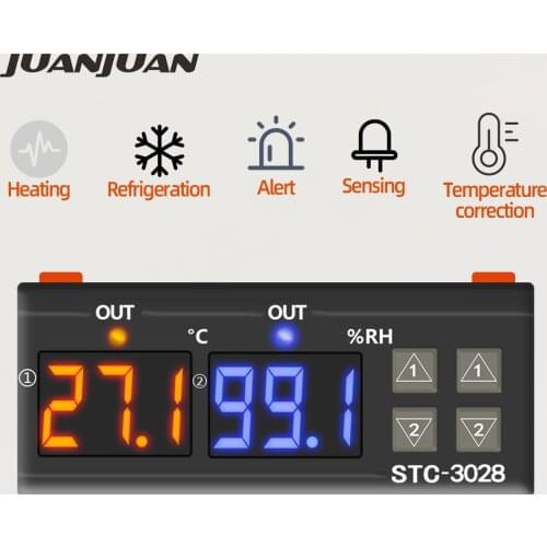 STC-3028 STC-1000 Temperature Controller Thermostat 12V 24V 220V Thermostat and Heater Cooler Control Incubator 40% off