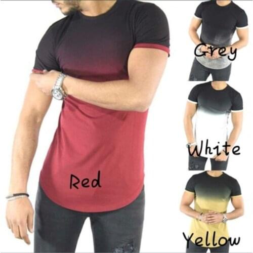 Summer Mens Short Sleeve T-Shirt Basic Tees Western style O-Neck Casual New