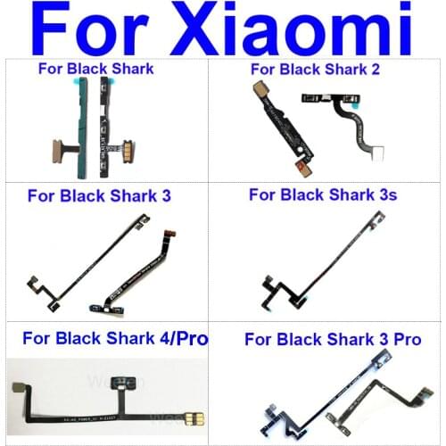 Power & Volume Flex Cable For Xiaomi Black Shark 2 ON / OFF Power Button & Volume Control Switch Side Keypad Flex Ribbon