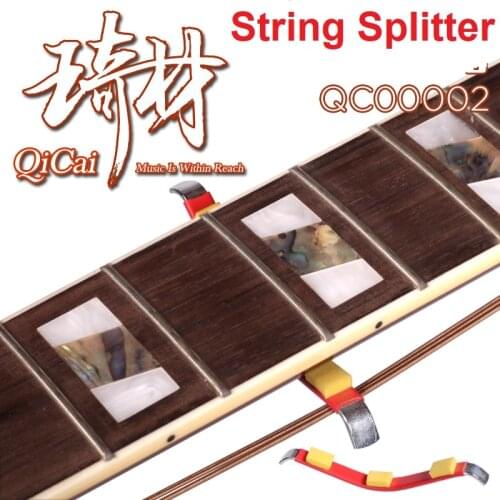 QiCai QC0002 Guitar Strings Separator for Luthier Frets Polish Repair Maintenance with Extra Sponge Foam for Added Protection