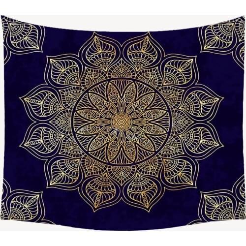Mandala Tapestry Wall Hanging Bohemian Wall Carpet Throw Yoga Mat for Home Bedroom Decoration Wall Cloth Mandala Boho Carpet