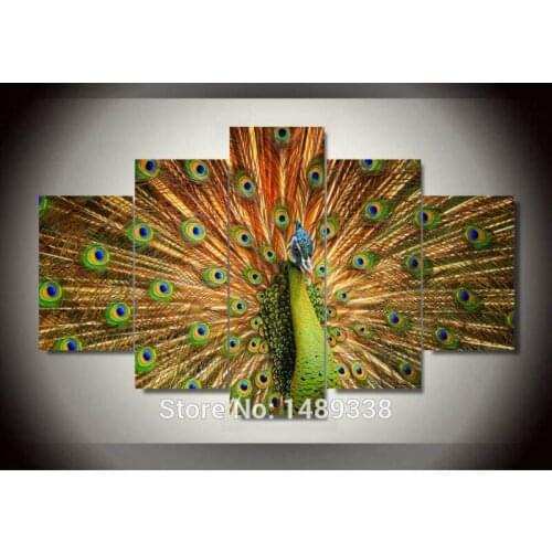 Beautiful Peacock canvas wall painting for home decoration Modern Picture Set on Canvas Painting printed art picture