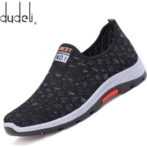Summer Mesh Breathable Men Casual Shoes Slip on Mens Loafers Lightweight Sneakers Men Non-slip Walking Shoes Zapatillas Hombre