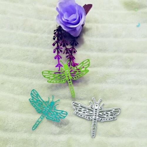 Dragonfly Metal Cutting Dies Stencils for Scrapbooking Album Paper Card Diary Hand Craft Template Decorative