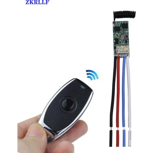 433MHz DC 12V Mini Relay Remote Control Switch1CH Wireless Controller receiver Transmitter Christmas light stringcontrol DIY