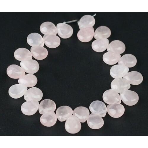 10*12mm Natural Stones Pink crystal Water Drop Loose Beads Petals DIY Handmade Jewelry Making Bracelet Necklace