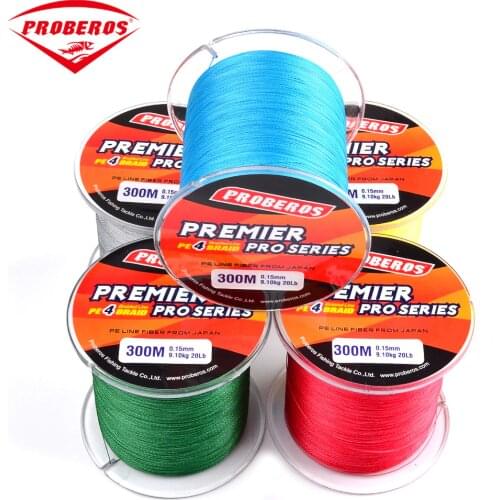 New 300M Multifilament Fishing Line 4 Braids 6LB-100LB PE Super Strong Braided Lines Fishing 4X Wires Thread Fishing Cords
