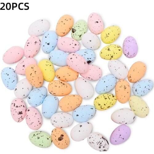 Easter Pigeon Multicolor Colorful Fashion Foam Painted Bird Egg Decor DIY Craft Kids Gift Party Decorative Favor Home Ornament
