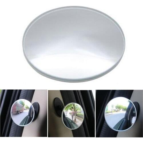 360 Degree Rotatable Car Sub Mirrors Wide Angle Blind Spot Side Mirror Round Convex Rear View Mirror Auto Accessories
