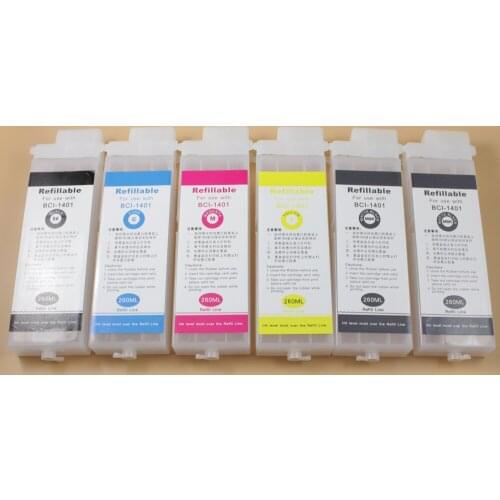 DGYCJLFP 12 pcs/lot 260ml Empty refillable ink cartridge for Canon IPF 5000 printer with PFI 101 chip