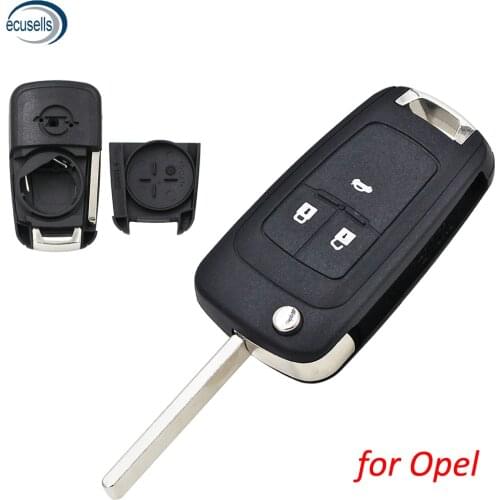 SALE High Quality ! 3 Button Remote Key Shell Case for Opel Astra J Zafira B Insignia Adam Astra J Cascade Karl Zafira C HU100