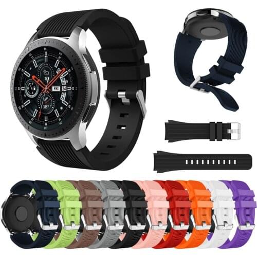 Original Silicone Band for Samsung Galaxy Watch 3 45mm 41mm Watchband Bracelet Strap for galaxy watch 4 44mm 46mm 42mm classic